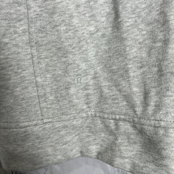 Lululemon Back to It Wrap Jacket SIZE 4 Heathered Gray Fleece Sweatshirt - Picture 6 of 11